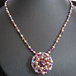 Collier pendentif Latitude Violaine en kit