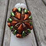 Copper Chevron ring kit