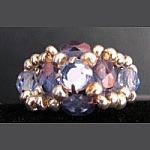 Ring in kit Lolita Strass blue