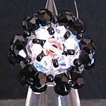 Malte II Black & Crystal Ring Kit