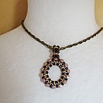 Mocca & gold ring pendant kit