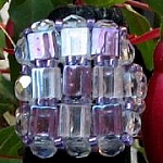 Kit bague carrée Tila Violet