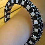 Drawings Bracelet Tila Anneau 3D Black&white 