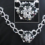 Notice of black & silver honshu necklace