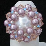 Notice Holy Rose powdered ring