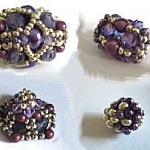 Notice beads Java purple