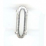Marquise Crimp 15x5 mm silver