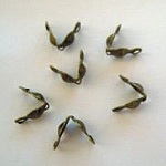 Bow cover 4mm golden bronze x6