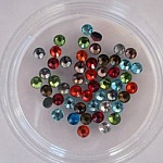 Strass SS20 mixed colors hotfix x 50