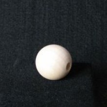 Raw wood bead 15 mm