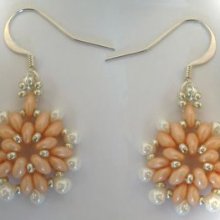Victoria Cream earrings kit