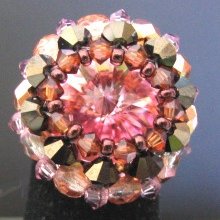 Shetland pink & nut ring instructions