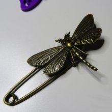 Antique bronze dragonfly pin