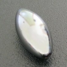 Pearl hematite olive 16mm x 1