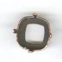 Crimp square 12mm old copper