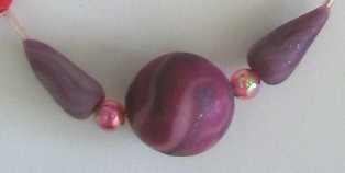 Collier rose bonbon