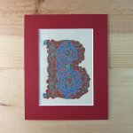 Illuminated letter B in Roman style