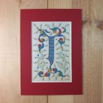 Illuminated letter J personal creation