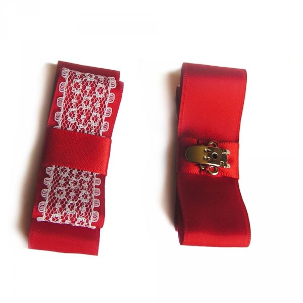 clips shoes wedding accessory bow satin anise and white lace nature theme