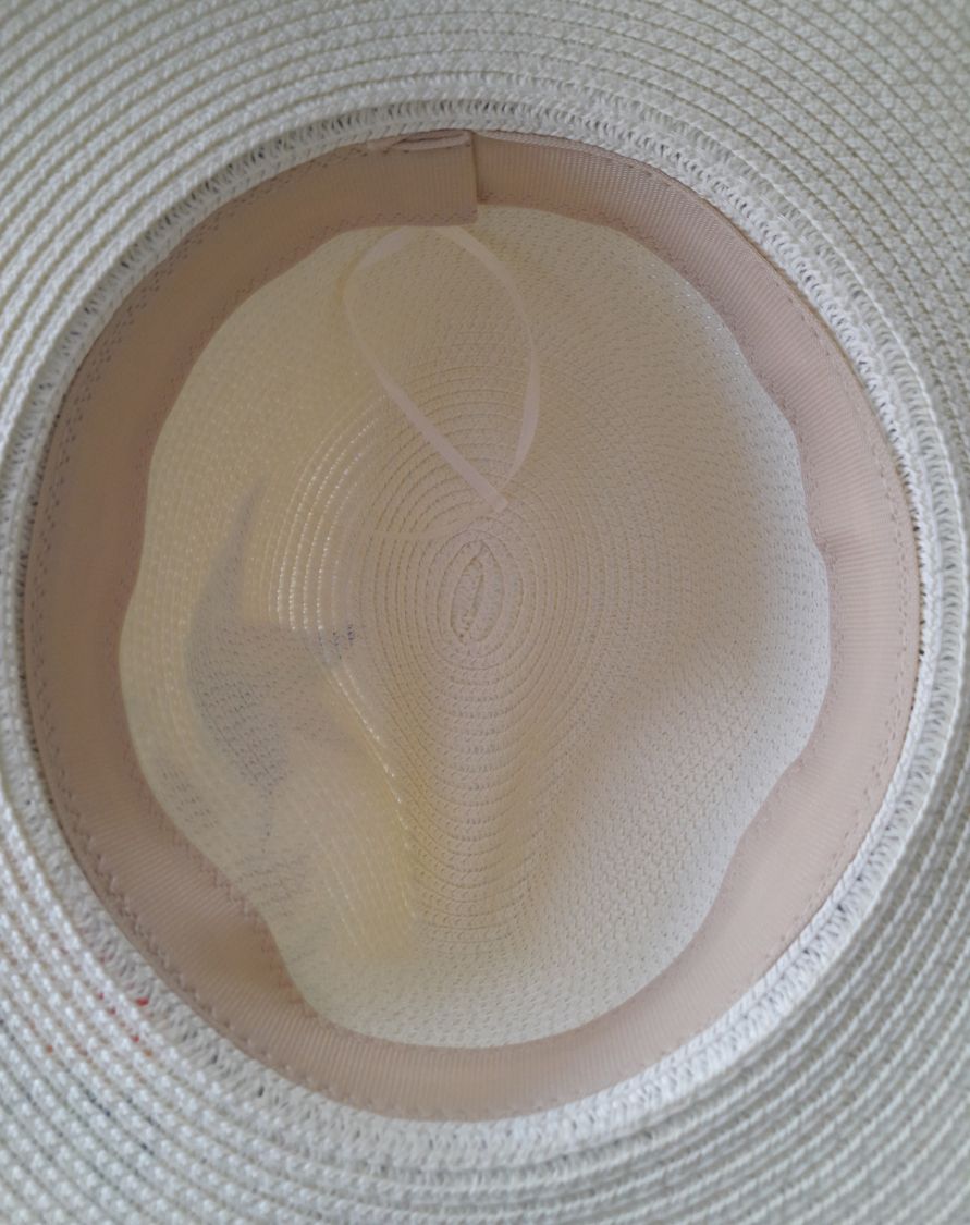A nice Panama style hat made of coated straw for better protection
