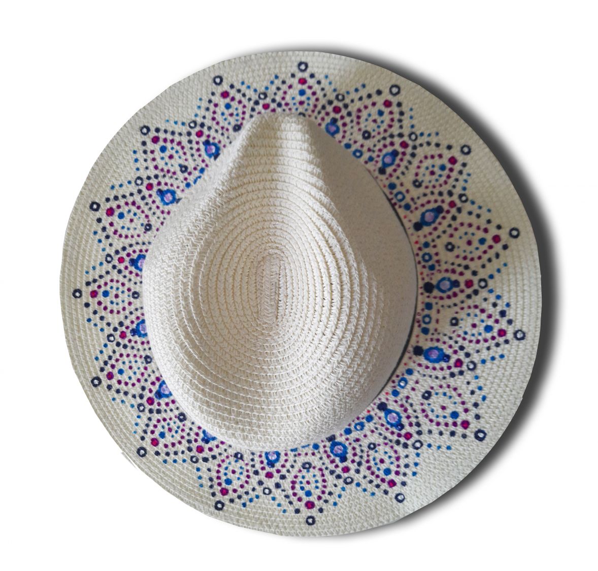 A nice Panama style hat made of coated straw for better protection