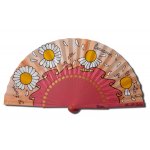 A beautiful hand-drawn and hand-painted silk fan for a perfect 'D-Day' day