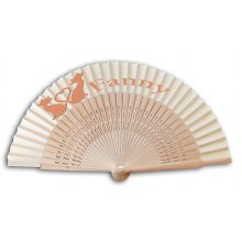 Bois ajour&eacute; et coton peint &agrave; la main