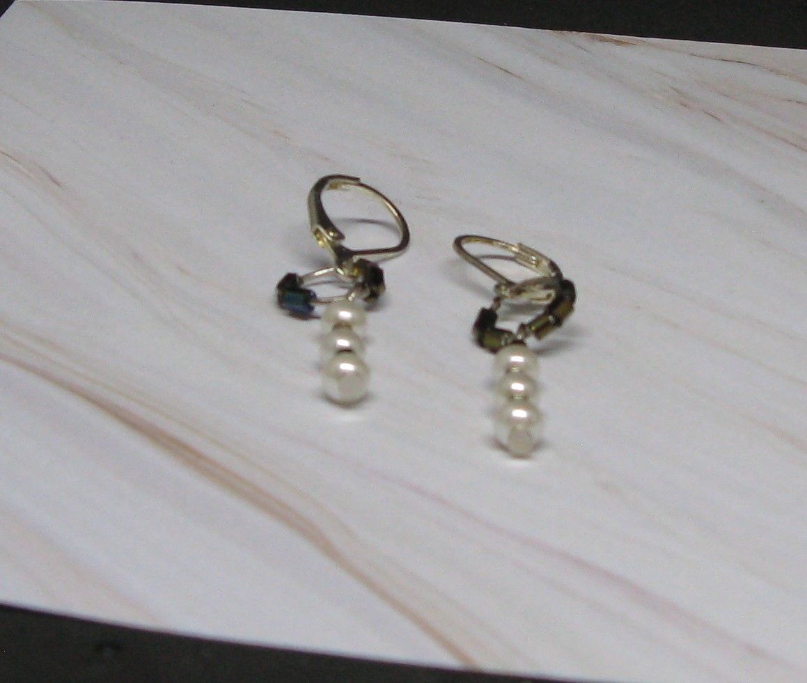 Pearl earrings