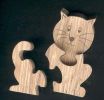 Paintable wooden figurines