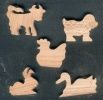 wooden animal subjects