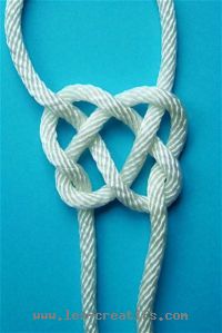 Chinese knot for necklace