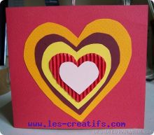 Card with many hearts