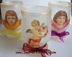 Angel candle holders