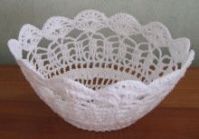 Christening table favors basket