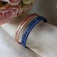 sponsor leather bracelet