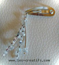 Rhinestone and pearl wedding hair clips