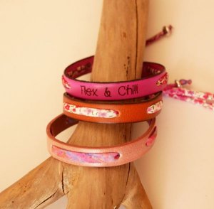 liberty and leather bracelet