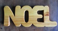 NOEL in wooden letters