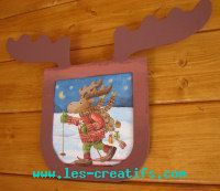 Reindeer antler frame