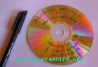 writing on the cd