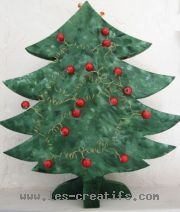 wooden fir tree centerpiece