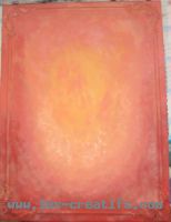 gradient background painting on canvas stretcher