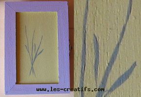 Painting lavender sprigs