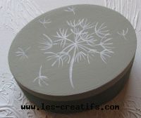 Jewel box, dandelion design