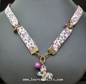 Girl's Liberty bias necklace