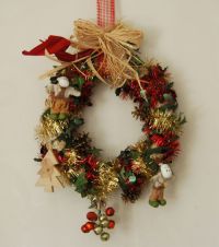 salvaged Christmas wreath