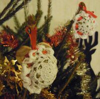 Crochet Christmas hangers