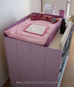 Make your own convenient changing table