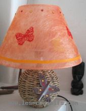 lamp with rhinestones