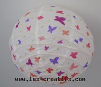 Butterfly paper chandelier